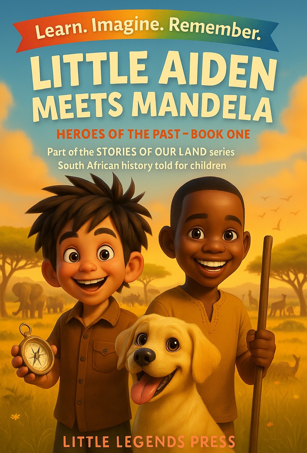 Little Aiden meets Mandela